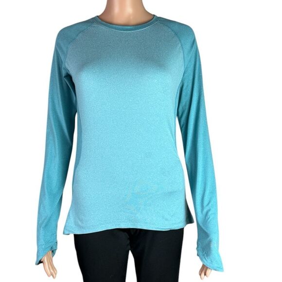 Spyder Blue Long Sleeve T-Shirt - Picture 1 of 6